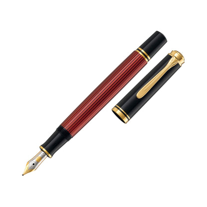 Pelikan Luxury Souveran M400 Fountain Pen - Black/Red