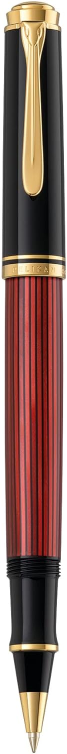 Pelikan Luxury Souveran R400 Rollerball Pen - Black/Red