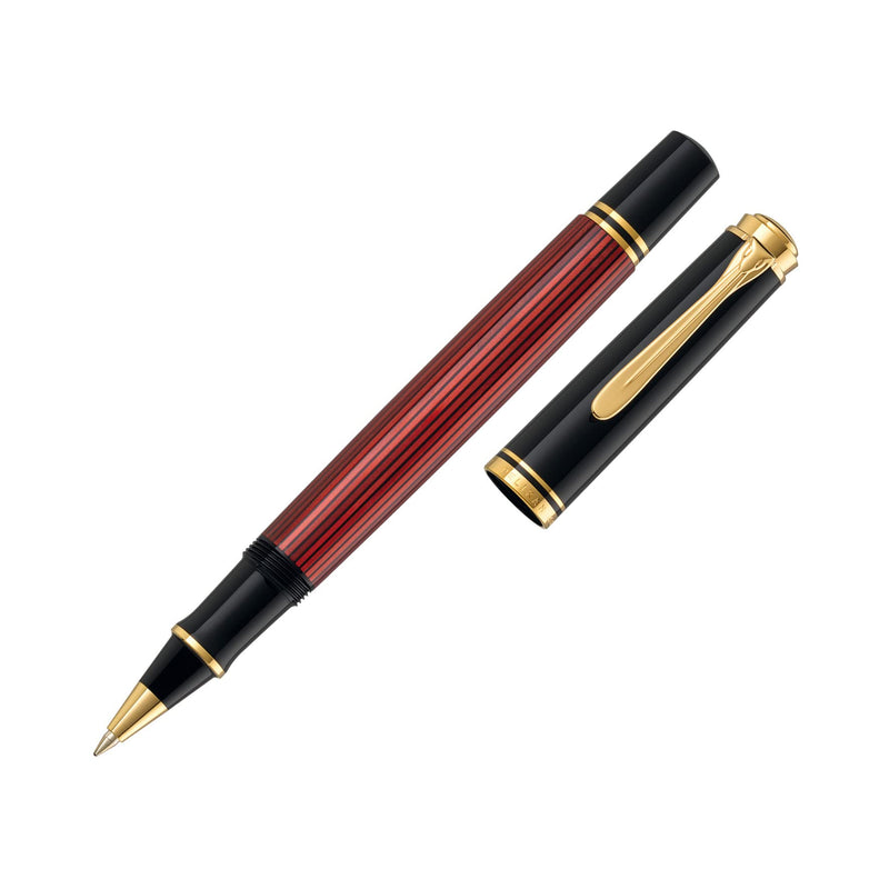 Pelikan Luxury Souveran R400 Rollerball Pen - Black/Red