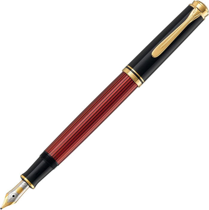 Pelikan Luxury Souveran M600 Fountain Pen - Black/Red