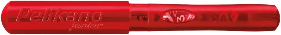 Pelikano Junior Fountain Pen for Left-Handed pupils - Red Red Left-Handed