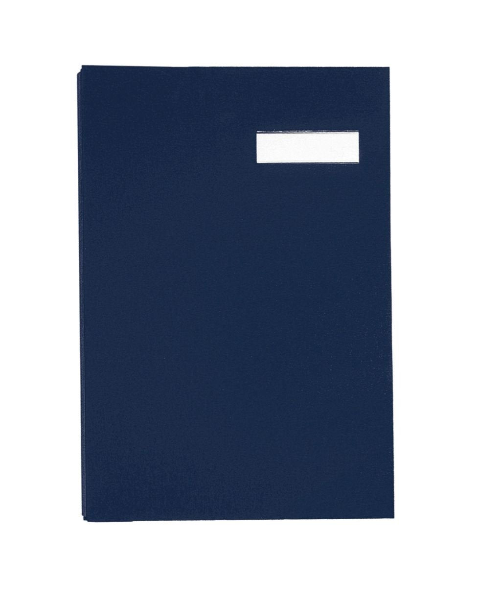 Pagna Signature File 20 Sheet with Linen Binding Flexible Spine blue