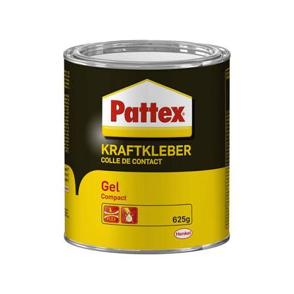 Pattex 1419342"Gel Compact" Contact Adhesive, Black/Yellow, 625 g