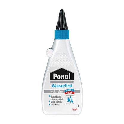 `Ponal Holzleim Wasserfest, Flasche mit 550g, 9H PN`