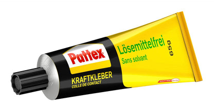 Pattex Kraftkleber Losemittelfrei, transparent, Tu