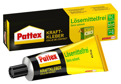 Pattex Kraftkleber Losemittelfrei, transparent, Tu