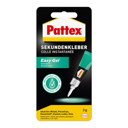 Pattex Sekundenkleber Power Easy Gel, Tube, 3g