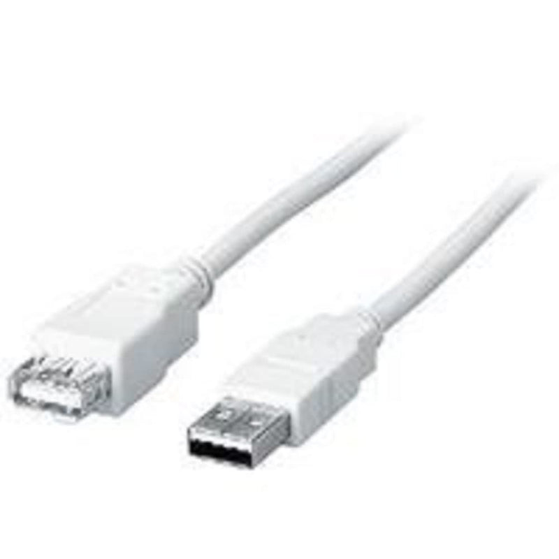 Equip USB Kabel A -> A St/ BU 1,80 m Polybeutel, weiß Weiß 1,80 Meter
