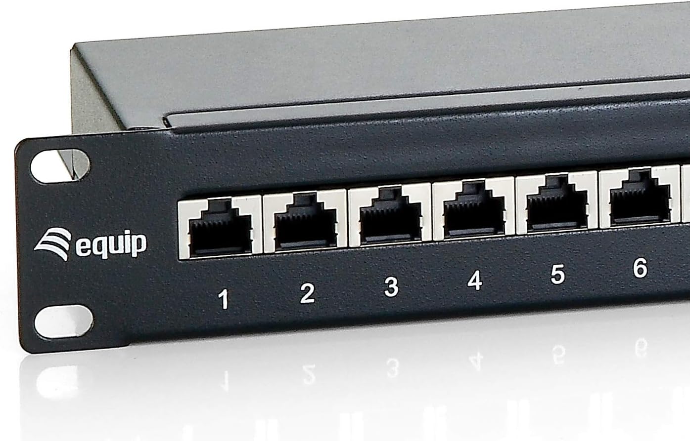 Equip C6 24-Port Patch Panel Black 24 Ports black