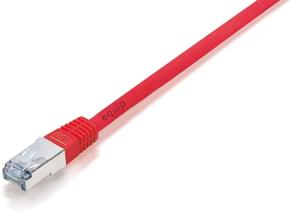 Equip Patchkabel Cat5e F/UTP 2xRJ45 3,00 m Rot Polybeutel