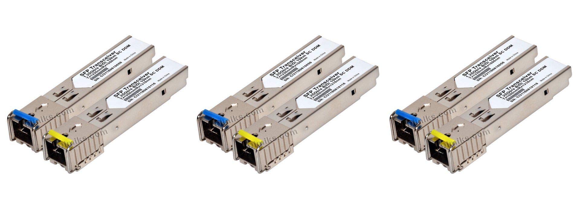 Level One T1550/R1310NM 1.25G SMF BIDI SFP Transceiver (10 km)