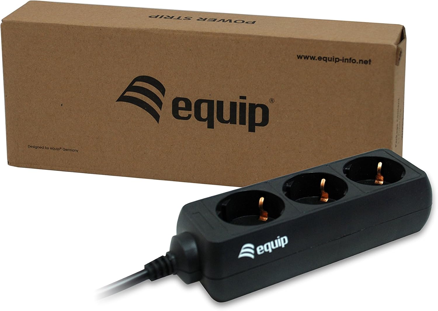 Equip Steckdosenleiste fur USV 3fach Euro Schukon.
