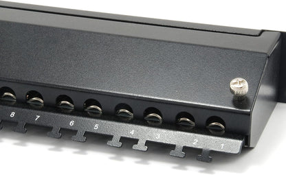 Equip Patch Panel 24x RJ45 Cat6A 19 Inch 1HE Black