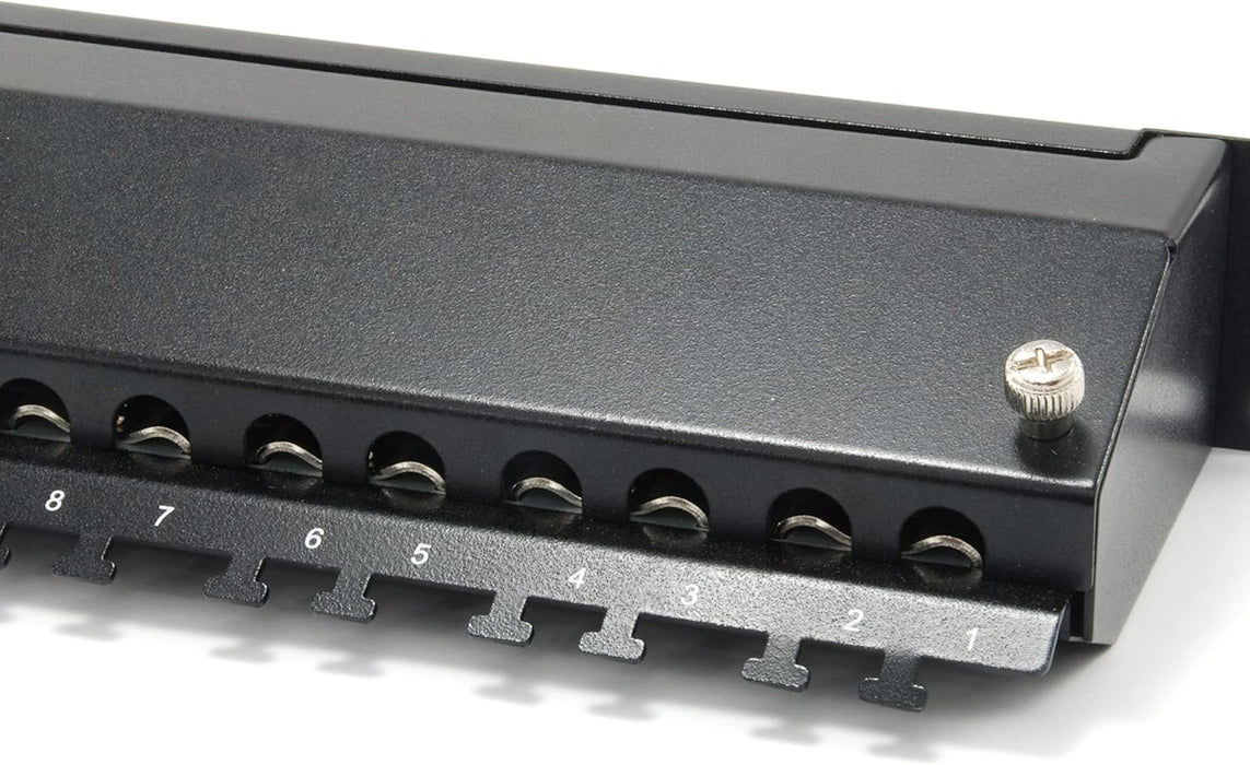 Equip Patch Panel 24x RJ45 Cat6A 19 Inch 1HE Black