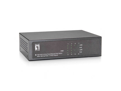 Level One 61.6W 4 FE PoE Plus 4 FE Switch