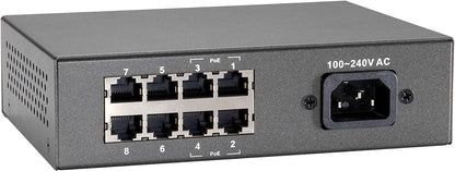 Level One 61.6W 4 FE PoE Plus 4 FE Switch