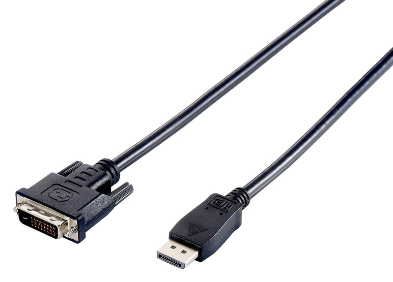 Equip 119336 Adattatore cavo video 2 m DisplayPort DVI-D nero - Adattatori cavi video (2 m, DisplayPort, DVI-D, maschio, maschio, nero