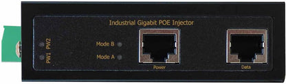 Level One IGP-0102 Industrial PoE Injector Adapter Gigabit Ethernet 802.3AT POE+, 36W, Power Iinput 12-56V DC