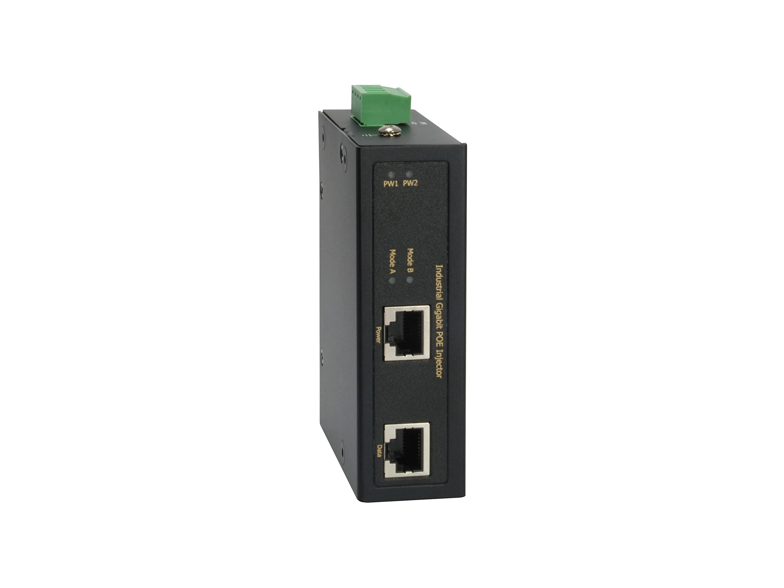 Level One IGP-0102 Industrial PoE Injector Adapter Gigabit Ethernet 802.3AT POE+, 36W, Power Iinput 12-56V DC
