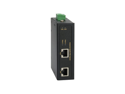 Level One IGP-0102 Industrial PoE Injector Adapter Gigabit Ethernet 802.3AT POE+, 36W, Power Iinput 12-56V DC