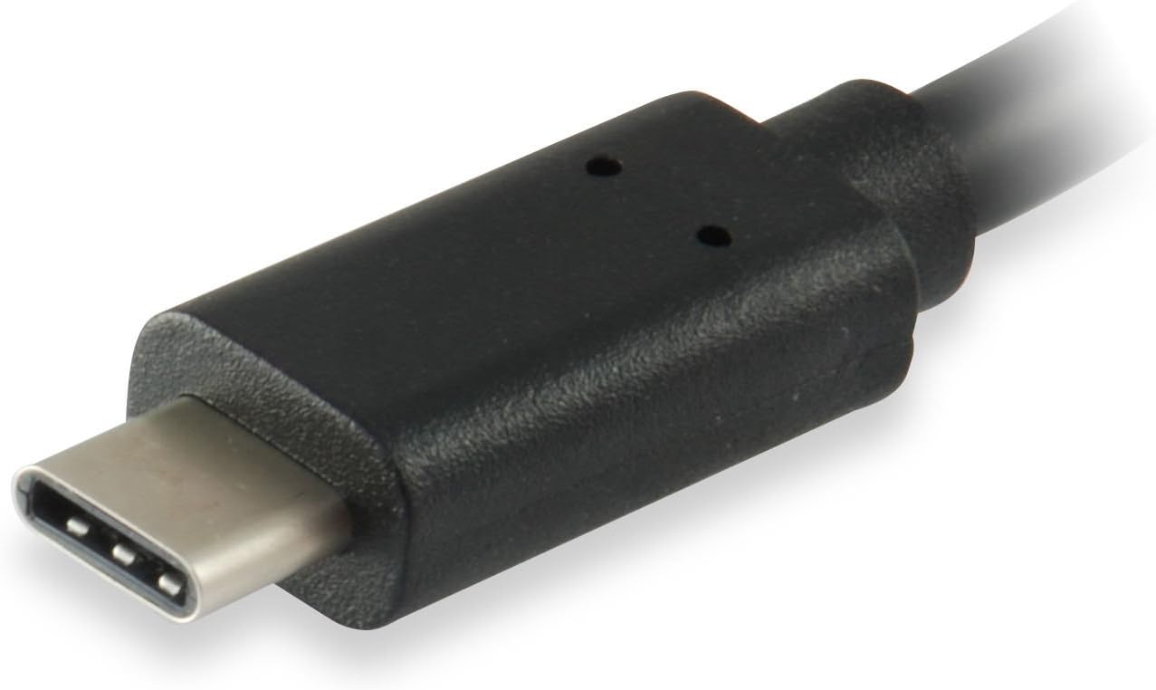 Equip 133455 - USB-Kabel (0,15 m, USB C, USB A, 3.0 (3.1 Gen 1), Stecker/Buchse, Schwarz