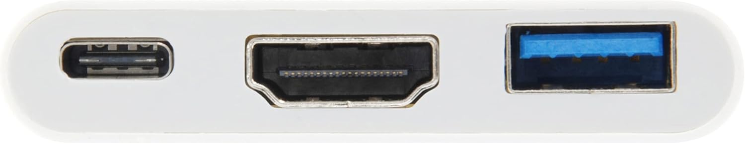 Equip USB-C Male -> HDMI/USB-A-BU PD Adapter 0.15 cm White