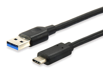Equip 128343 - USB-Kabel (0,25 m, USB C, USB A, 3.0 (3.1 Gen 1), 5000 Mbit/s, Schwarz