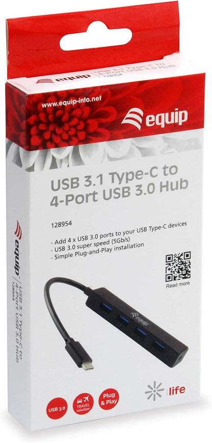 Hub Equip USB-C 4 PUERTOS USB 3.0