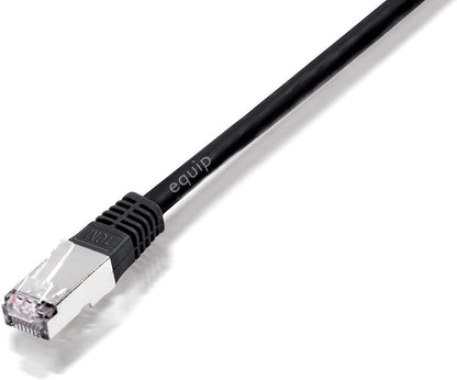 Equip Crossover Patchkabel Cat5e SF/UTP 2xRJ45 Polybeutel, 10,00 m, schwarz