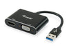 Equip 133386 Adaptor USB 3.0 / HDMI / VGA Adaptor / Black