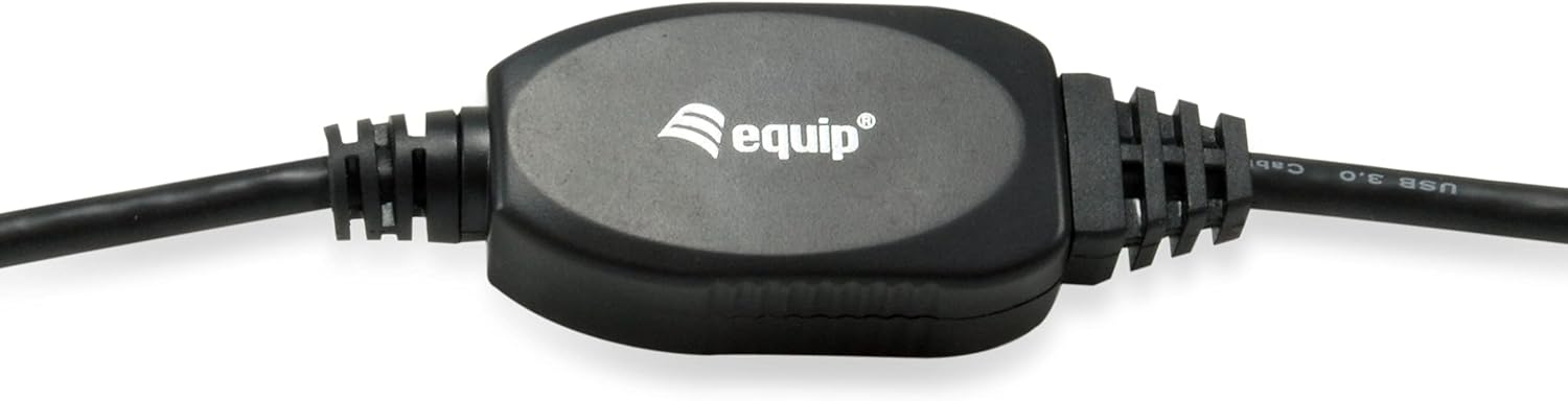 Equip 133347 USB Cable 10 M USB 3.2 Gen 1 (3.1 Gen 1) USB A, Black