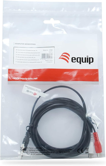Equip Audiokabel 3.5mm/2x RCA St/Bu 2.50m