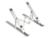Conceptronic Folding laptop cooling stand, cooling stand (15.6 inches), ergonomic, adjustable 7 levels made of aluminium