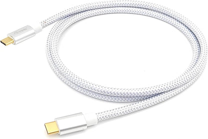 Equip 128356 USB 3.2 Gen 2 Typ C Kabel, M/M, 1.0m, USB Power Delivery PD 5A (max. 100W), 4K 60Hz, 10 Gbit/s, weiß