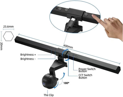 `Equip Monitor USB LED Lampe mit Touch Control, dim`