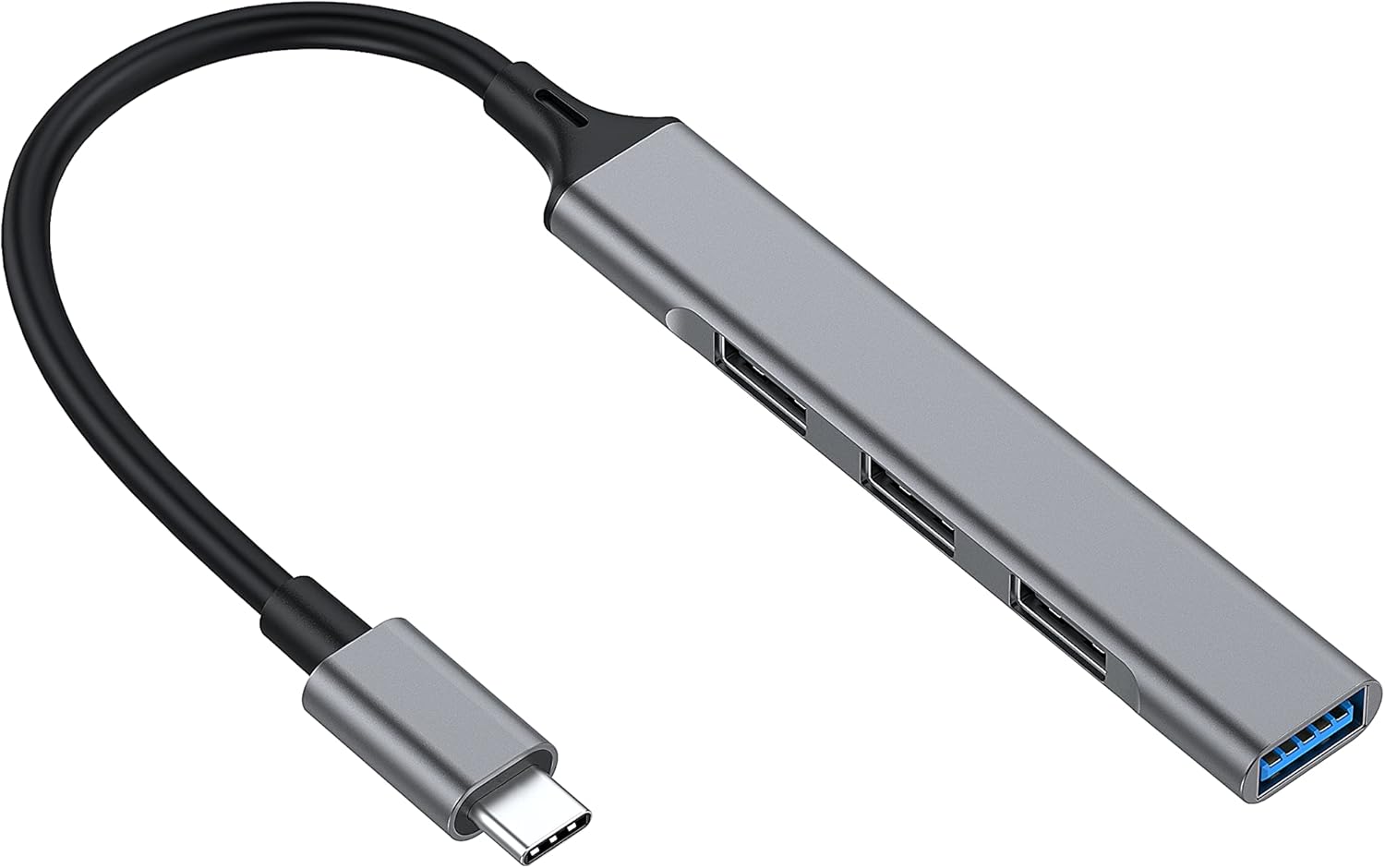 Equip 128961 USB Hub 4-Port 1 x 3.0/3 x 2.0 USB-> USB-C Grey