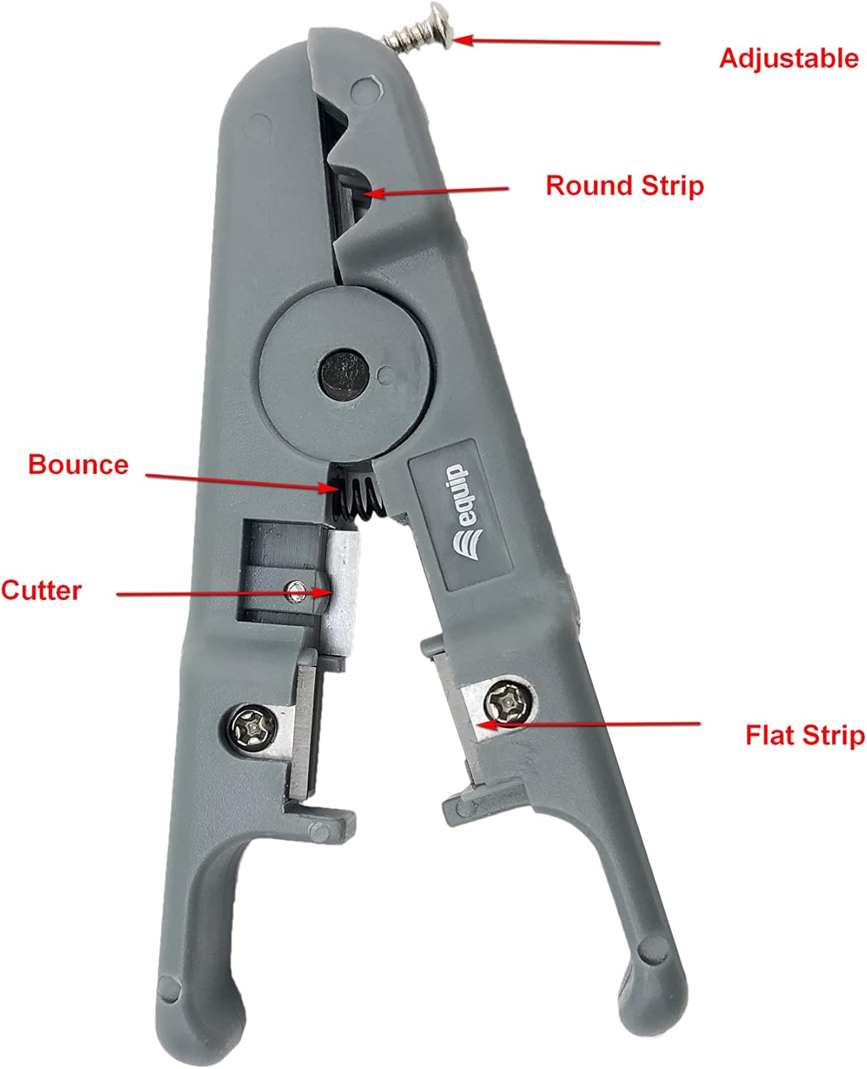 Equip 129407 Universal-Abisolierwerkzeug für Kabel von 3,2-9,5mm