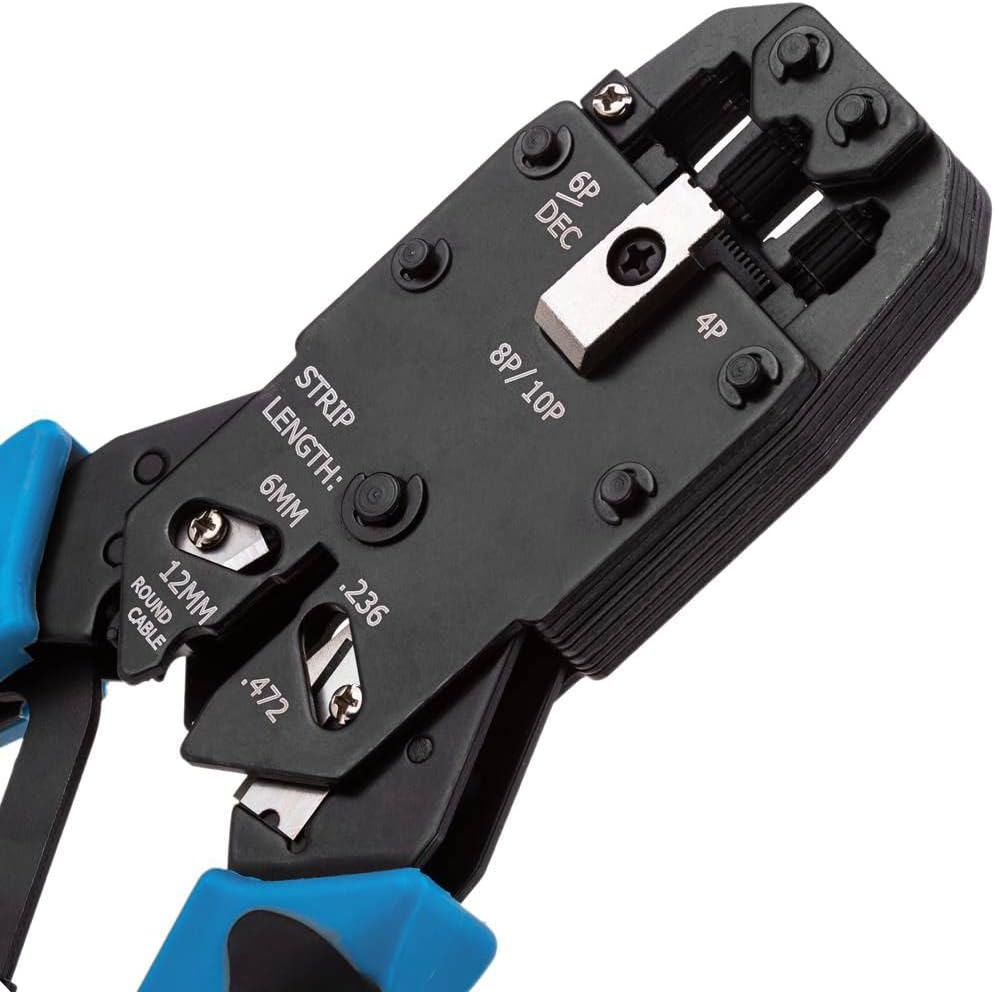 Equip 129409 Professional Modular Crimping Tool RJ45 8P8C Professional 4P/2C 4P/4C 6P/4C
