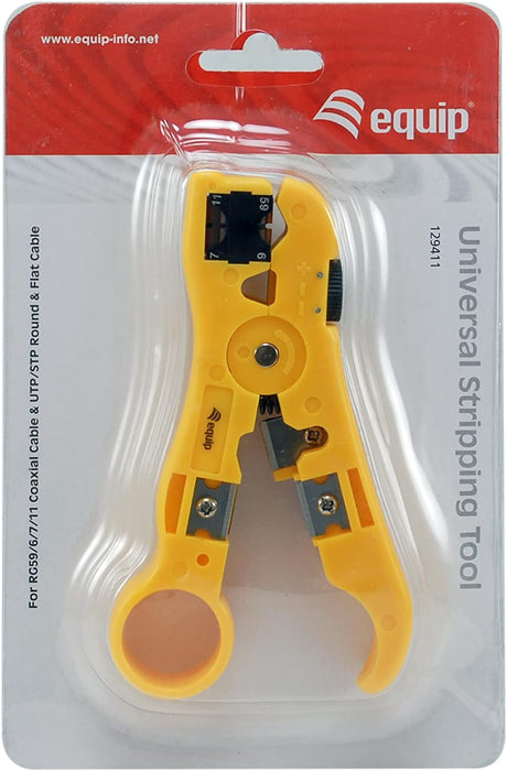 Equip 129411 Universal Stripping Tool with Stripping, Cutting and Ratchet Function