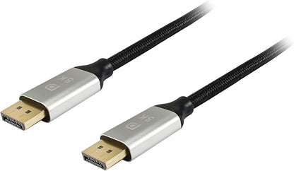 Equip 119265 DisplayPort 1.4 Cable 5 m Aluminium Black