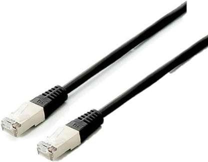 Equip Patch Cable Cat6A 5 Pieces/Box S/FTP 2xRJ45 3.0 m LSZH Black