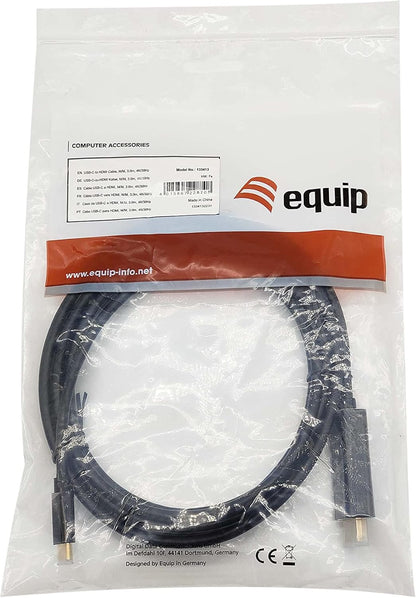 Equip 133413 USB-C to HDMI Cable M/M 3.0m 4K/30Hz
