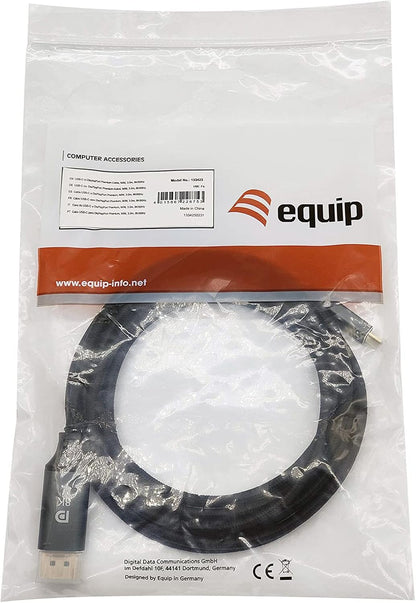 Equip 133423 USB-C to DisplayPort Premium Cable M/M 3.0m 8K/60Hz