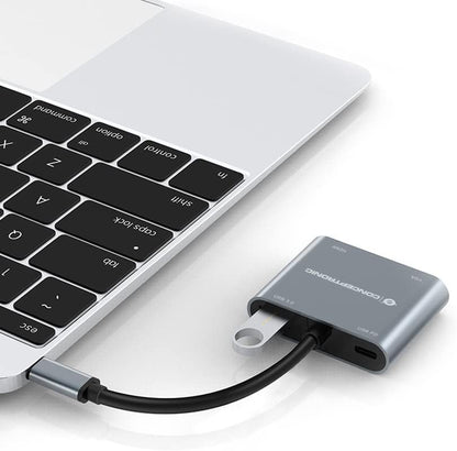 Conceptronic Dock Usb-C ->Hdmi,Vga,Usb3.0,100Wpd