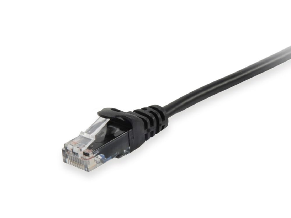 Equip Patch Cable Cat6A U/UTP 2 x RJ45 0.50 m Black