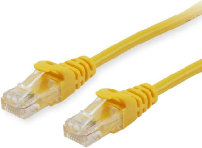Equip Patch Cable Cat6A U/UTP 2x RJ45 0.50 m Yellow