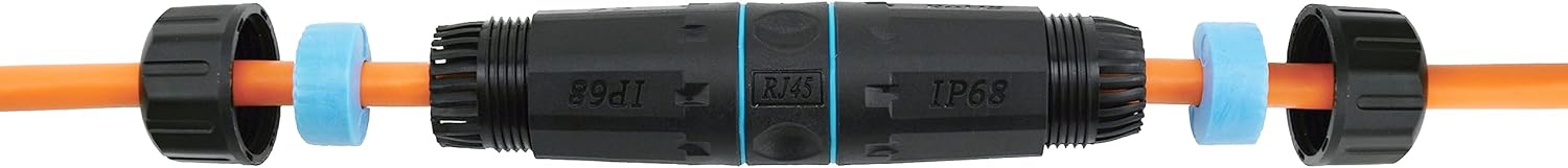 Equip 221172 Cat.6A RJ45 Outdoor Inline Coupler