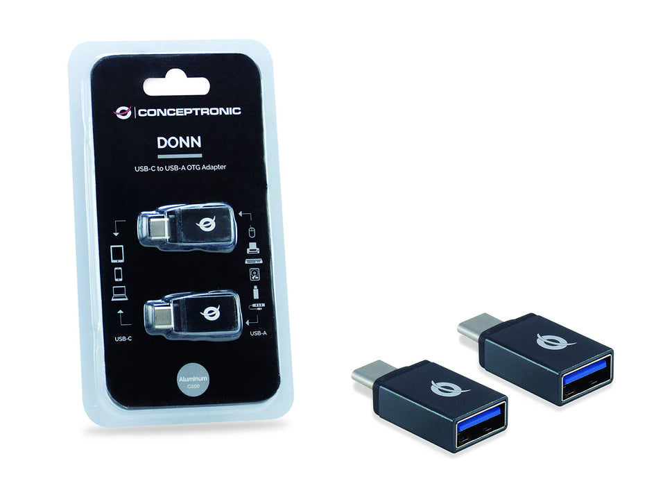 CONCEPTRONIC DONN03G - Adaptador USB 3.2 Gen 1 a USB-A OTG (2 Unidades