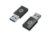 Conceptronic DONN10G USB A to USB-C Adapter 2 Pack USB 3.0