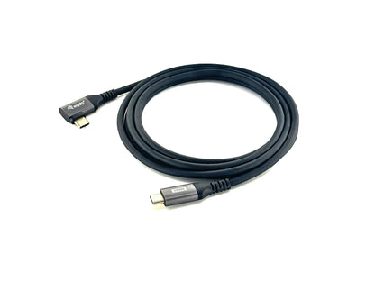 Equip 128893 USB 2.0 C to C Cable 90° Angled M/M 3m PD 100W Black